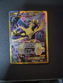 Pokemon Alakazam-EX TCG Fates Collide Holo Card 125/124 - Image 1