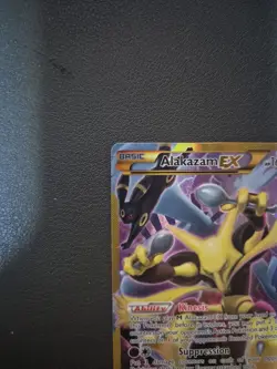 Pokemon Alakazam-EX TCG Fates Collide Holo Card 125/124 - Image 5