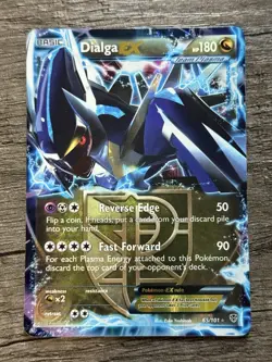 Pokemon Dialga EX TCG Team Plasma Holo Card 65/101 Plasma Blast Ultra Rare HP - Image 1