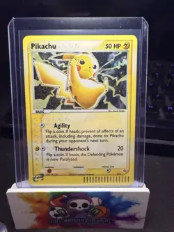 Pokemon Pikachu Nintendo Holo Promo 012 50 HP Basic Card 2003 English MP - Image 1
