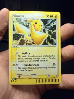 Pokemon Pikachu Nintendo Holo Promo 012 50 HP Basic Card 2003 English MP - Image 2