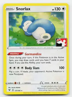Snorlax - 2022 Prize Pack Series Cards 131/185 - Image 1