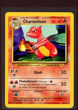 Charmeleon Non-Holo 1999 WOTC Pokemon Card 24/102 Base Set NM/M - Image 1