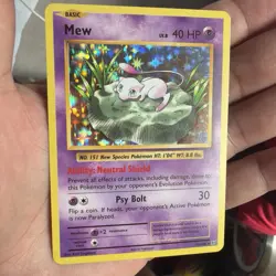 Mew Evolutions Holo Rare Card 53/108 - Image 2