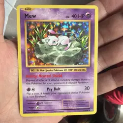 Mew Evolutions Holo Rare Card 53/108 - Image 3