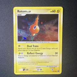 Pokemon Rotom LV. 37(13/100) Holo Card 2008 Nintendo, Majestic Dawn Series - Image 1