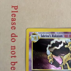 Pokemon Cards: Gym Challenge Rare Holo: Sabrina's Alakazam 16/132 - Near Mint NM - Image 2