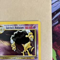 Pokemon Cards: Gym Challenge Rare Holo: Sabrina's Alakazam 16/132 - Near Mint NM - Image 3