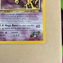 Pokemon Cards: Gym Challenge Rare Holo: Sabrina's Alakazam 16/132 - Near Mint NM - Image 5