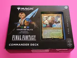 NEW Magic the Gathering MTG Final Fantasy X Commander Deck Counter Blitz TIDUS - Image 1