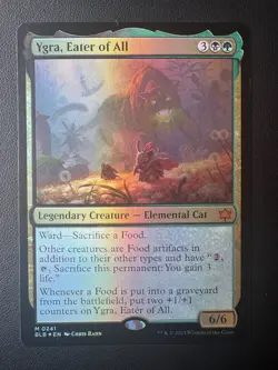 Ygra Eater of All 0241 Bloomburrow Foil Mythic Rare MTG Near Mint - Image 1
