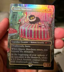 FOIL - Queen Marchesa 2689 - Unique Vanessa Stockard Art - Purr Majesty - MTG - Image 1