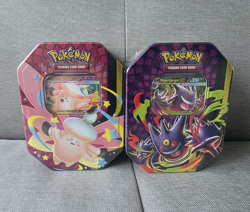Pokemon TCG Moonlit Sealed Tin Set x2 (Gengar & Clefable) - Image 1