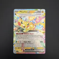 Pikachu ex 057/191 Double Rare Surging Sparks Pokemon Near Mint - Image 1