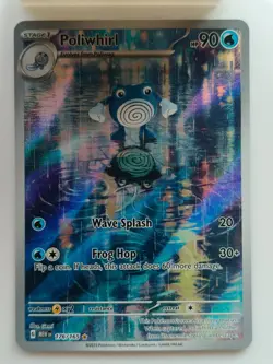 Pokemon TCG Poliwhirl 176/165 MEW Scarlet & Violet 151 SIR Card NM - Image 1