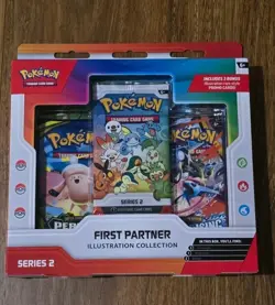 Series 2 Pokemon TCG: First Partner Illustration Collection Box Sealed - Image 1