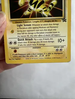 Pokemon TCG Electabuzz #2 WB The First Movie Stamped Promo Card - Image 3