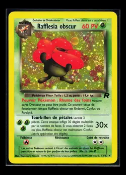 Carte Pokemon Rafflesia Obscur 13/82 Holo Edition 2 Team Rocket Wizards FR - Image 1