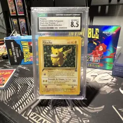 CGC 8.5 Pikachu (Ivy) 2000 Portuguese Pikachu World Collection #1 Promo - Image 1