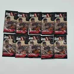 🌌 Lot of 10 Topps Star Wars The Force Awakens Series 1 Trading Card Packs🚀 - Image 1