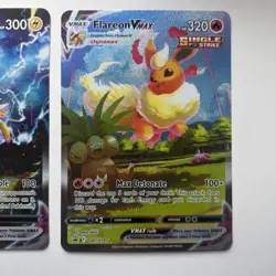 JUMBO CARD SET Vaporeon VMAX SWSH182 Jolteon VMAX SWSH184 Flareon VMAX SWSH180 - Image 4