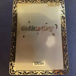 Goddess Story Gold METAL Card - Maiden Party - Serial Number #/200! Anime Bikini - Image 5