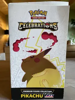 Pokemon Pikachu TCG 25th Anniversary Celebrations VMAX Premium Figure Box - Image 4
