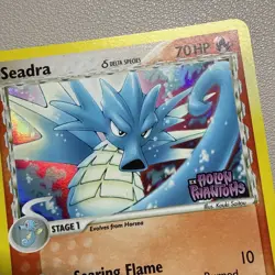 Pokemon Seadra Card 52/110 EX Holon Phantoms Series Near Mint - Image 2