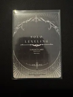Ocean Rescue Solo Leveling Collect Card 3rd Ed Cha Hae-In Auto SL3E-002 - Image 2