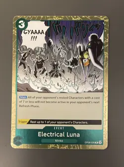 Electrical Luna OP08-036 Two Legends Foil Foil Near Mint One Piece Card Game TCG - Image 1