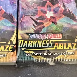 2x Pokemon Darkness Ablaze Booster Pack - Factory Sealed. - Image 2