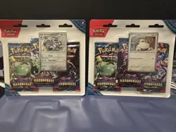 2 x Twilight Masquerade Pokemon TCG 3 Booster Blister Packs Revavroom + Snorlax - Image 1