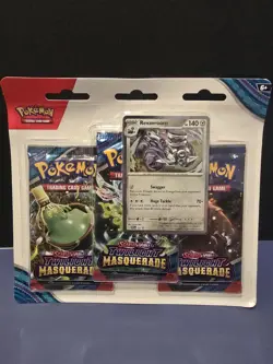 2 x Twilight Masquerade Pokemon TCG 3 Booster Blister Packs Revavroom + Snorlax - Image 2