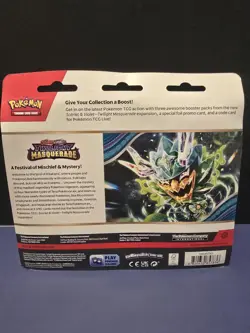 2 x Twilight Masquerade Pokemon TCG 3 Booster Blister Packs Revavroom + Snorlax - Image 3