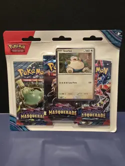 2 x Twilight Masquerade Pokemon TCG 3 Booster Blister Packs Revavroom + Snorlax - Image 4