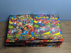 10 SEALED Pokemon TCG Mega Evolution Booster Individual Packs - Image 2