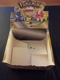 2000 Pokemon TCG NEO GENESIS Booster Box - No Pokemon Cards - WOTC Empty Display - Image 1