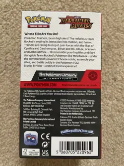 Pokemon TCG Destined Rivals Half Booster Unsealed Box | 18 Sealed Packs | New | - Image 5