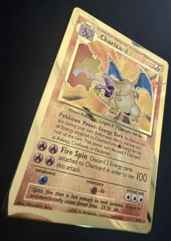 Charizard 4/102 Ultra Premium Collection Metal Card Pokemon - Image 3