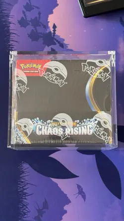 Chaos Rising Booster Box 36 Packs In Acrylic Case Factory Sealed - Image 1