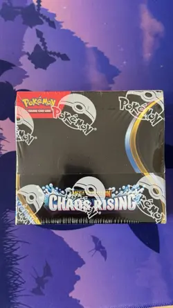 Chaos Rising Booster Box 36 Packs In Acrylic Case Factory Sealed - Image 2