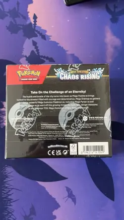 Chaos Rising Booster Box 36 Packs In Acrylic Case Factory Sealed - Image 4