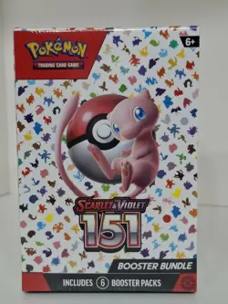 Pokemon TCG Scarlet & Violet 151 Booster Bundle 6 Packs ENG Factory Sealed New - Image 1