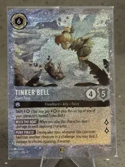 SEALED Disney Lorcana TCG Tinker Bell - Giant Fairy Fabled Promo Foil 11/P3 EN - Image 1