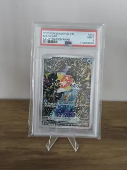 Pokemon TCG Magikarp Holo Illustration Rare Card Paldea Evolved 203/193 PSA 9 - Image 1