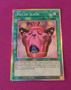 Pot of Sloth CORI-EN061 1st Edition Starlight Rare Yu-Gi-Oh! Card - Image 1