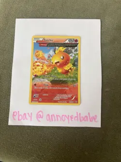 Pokemon TCG Pokemon Torchic Uncommon Regular Full Art Rare NM 26/160 1 - Image 1