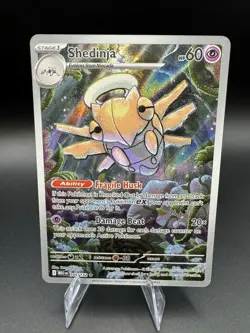 Pokemon TCG Shedinja 144/132 Mega Evolution Illustration Rare Pack Fresh - NM - Image 1