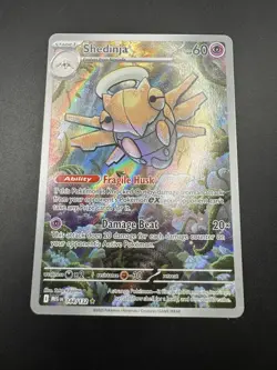Pokemon TCG Shedinja 144/132 Mega Evolution Illustration Rare Pack Fresh - NM - Image 4