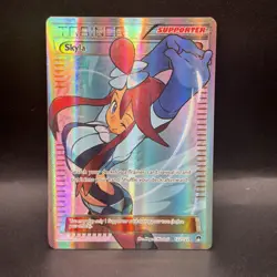Skyla Full Art Holo Ultra Rare 122/122 Breakpoint Pokemon TCG Card - Image 1